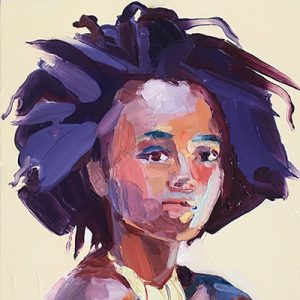Barbara Hoogeweegen, ‘Eye Am’, 2017, OIL ON CANVAS, 30.5cm x 25.5cm