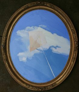 'Kite', 2014, OIL ON BOARD, 35 x 29cm