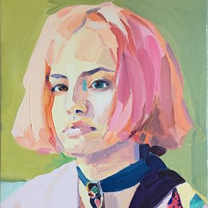 Barbara Hoogeweegen, ‘In The Pink', 2018, OIL ON CANVAS, 30.5cm x 40.5cm