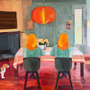 Barbara Hoogeweegen, ‘I 23 Perimeter Drive’, 2025, Oil on primed wood box panel board. From the series ‘Vivid Colour’