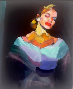 Barbara Hoogeweegen, ‘Forgetting’, 2026, Painting, Oil on canvas. From ‘Into The Night'.