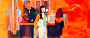 Barbara Hoogeweegen, ‘The beat of my heart’, 2026, Painting, Oil on canvas. From ‘Into The Night'.