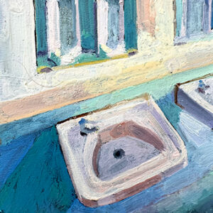 Barbara Hoogeweegen, '229’, 2026, Painting, Oil on gesso board. From ‘Into The Night'.