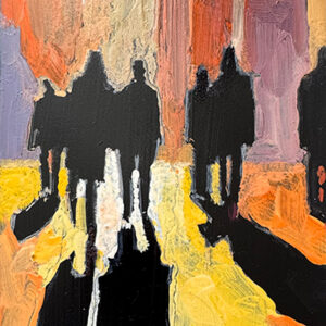 Barbara Hoogeweegen, 'New Day’, 2026, Painting, Oil on gesso board. From ‘Into The Night'.